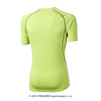 E NKR mens bamboo short sleeve T-shirt Lt.green/grey sew.