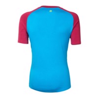 E NKR mens bamboo short sleeve T-shirt black/Lt.green sew.