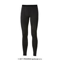 E SDN mens bamboo tights black/Lt.green sew.