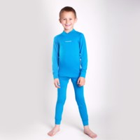 E SDND kids bamboo tights black/yellow sew.