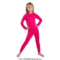 E SDND kids bamboo tights black/yellow sew.