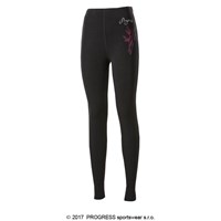 E SDNZ ladies bamboo pants black/purple sew.