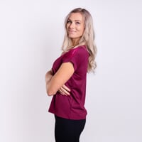 ENERGIA women's sports T-shirt wine red