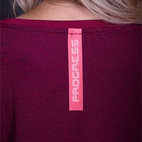 ENERGIA women's sports T-shirt wine red