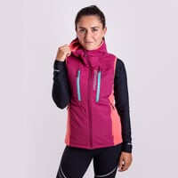 FANTOMA VEST the women's hybrid vest wine red/pink