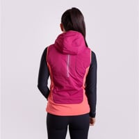 FANTOMA VEST the women's hybrid vest wine red/pink