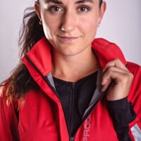 FOLGARIA die Fahrradjacke für Damen rot/schwarz
