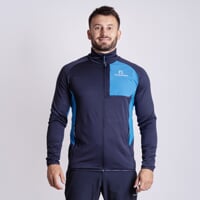 FORBES pánská merino mikina černomodrá/modrá