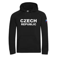 FUN HOODY CZECH MAN pánská mikina s kapucí schwarz