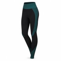GEMA LEGGINS Fitness seamless Leggings schwarz/grun