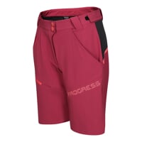 GENIA BIKE SHORTS dámské cyklo šortky vínová/černá