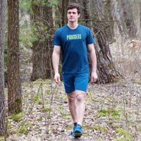 GENIUS SHORTS die Herren-Outdoor-Shorts petroleum