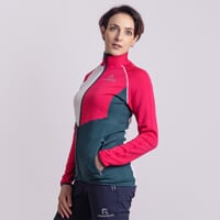 GLACIERA die Damenjacke schwarz/weiss/grün