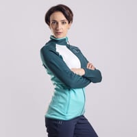 GLACIERA die Damenjacke grün/weiss/mint