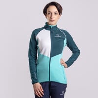 GLACIERA die Damenjacke grün/weiss/mint