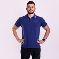 HOGAR das Bambus-Poloshirt dk.blau