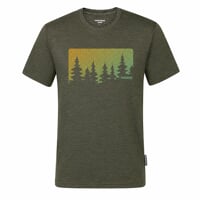 HRUTUR "FOREST" das Kurzarmhemd khaki melange