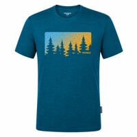 HRUTUR "FOREST" das Kurzarmhemd navy