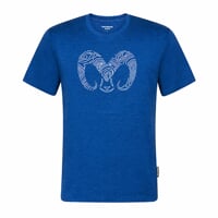 HRUTUR "RAM" das Merino Kurzarmhemd khaki melange