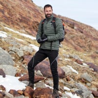 HUASCARAN die leichte, isolierte Herrenjacke olivgrün