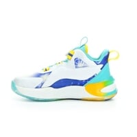 JUNIOR BASKETBALL kindersportschuhe weiß/blau/petrol