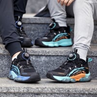 JUNIOR TRAINING children's sports shoes black/blue