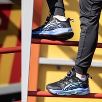 JUNIOR TRAINING children's sports shoes black/blue
