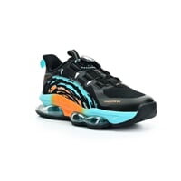 JUNIOR TRAINING children's sports shoes black/turquoise/orange