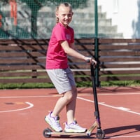JUNIOR TRAINING children's sports shoes lilac/lemon