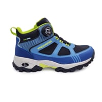JUNIOR TREK MID WP wasserdichte Winterkinderschuhe schwarz/hellblau/navy