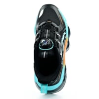 LADY TRAINING Sportschuhe für Damen schwarz/turquoise/orange