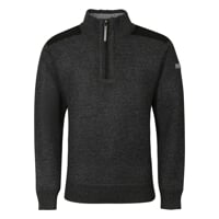 LOFOTEN men's sweater with short zipper navy melange