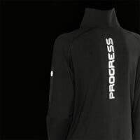 LOGAN 23PR mens zip neck pullover black