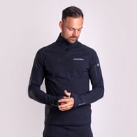 LOGAN 23PR mens zip neck pullover black