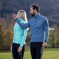 LOGAN 23PR mens zip neck pullover china blue