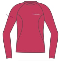 MA NDRZ 125 Langarm-Merinoshirt für Damen boysenberry