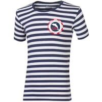 MARINO T-SHIRT kids short sleeve T-shirt with bamboo navy-white stripes