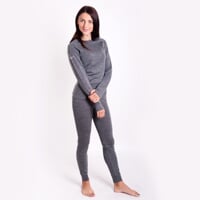 MB SDNZ ladie's functional tights grey melange/apricot