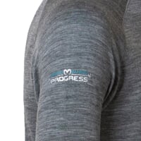 MB TRZ men's functional long-sleeved T-shirt grey melange/petroleum