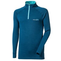 MB TRZ men's functional long-sleeved T-shirt petroleum/Lt.blue