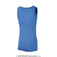 MS NBR mens baselayer singlet Md.blue