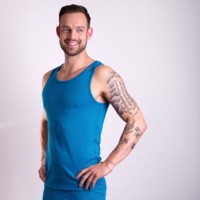 MS NBR mens baselayer singlet black