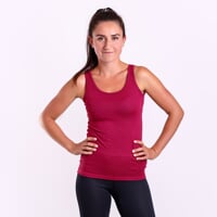 MS NBRZ ladies baselayer singlet raspberry red