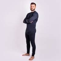 MS NDR mens baselayer long sleeve T-shirt black