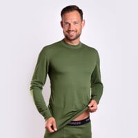MS NDR mens baselayer long sleeve T-shirt khaki