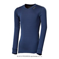MS NDRD kids baselayer long sleeve T-shirt blue