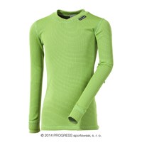 MS NDRD kids baselayer long sleeve T-shirt green
