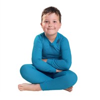 MS NDRD kids baselayer long sleeve T-shirt blue