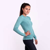 MS NDRZ ladies baselayer long sleeve T-shirt mint