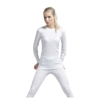 MS NDRZ ladies baselayer long sleeve T-shirt white